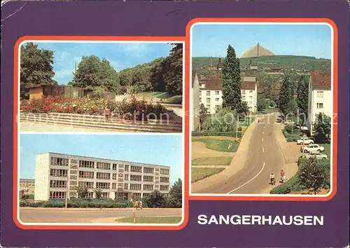 Sangerhausen Suedharz Walkmuehle Polytechnische Oberschule Juri Gagarin Suedsiedlung Leninstrasse Kat. Sangerhausen