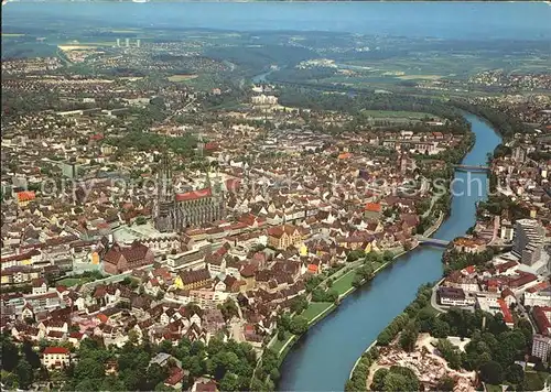 Ulm Donau Muenster Fliegeraufnahme Kat. Ulm