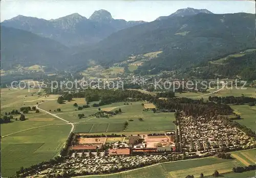 Bad Feilnbach Tenda Camping Caravan Wendelstein Gebirge Fliegeraufnahme Kat. Bad Feilnbach
