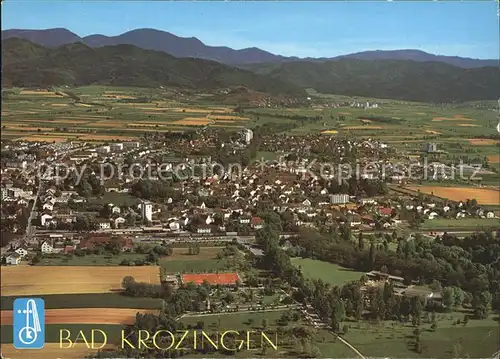 Bad Krozingen Kurstadt Schwarzwald Fliegeraufnahme Kat. Bad Krozingen