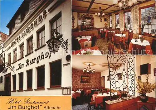 Altenahr Hotel Restaurant Im Burghof Kat. Altenahr