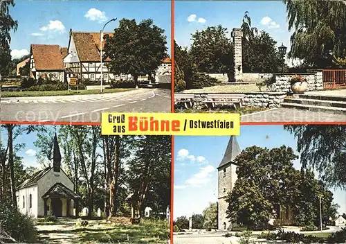 Buehne Westfalen Teilansichten Denkmal Kapelle Turm Kat. Borgentreich
