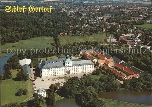 Schleswig Holstein Schloss Gottorf Fliegeraufnahme Kat. Schleswig