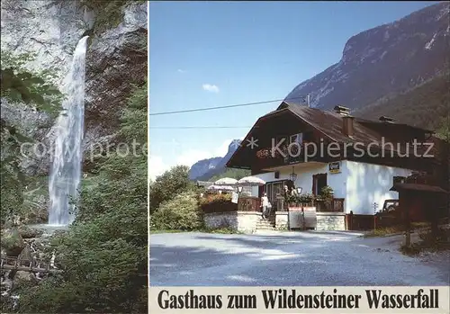 Gallizien Gasthaus zum Wildensteiner Wasserfall Kat. Gallizien