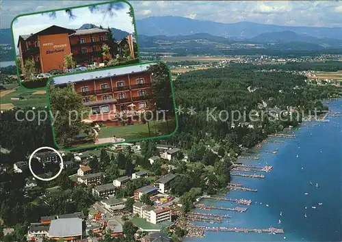 St Kanzian Klopeiner See Hotel Eberhard Fliegeraufnahme Kat. St. Kanzian am Klopeiner See