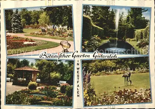 Guetersloh Botanischer Garten Pavillon Fontaene Kat. Guetersloh