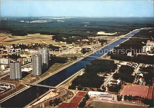 Erlangen Europakanal Fliegeraufnahme Kat. Erlangen