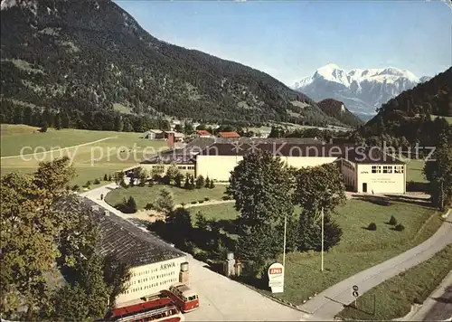 Bischofswiesen ARWA Strumpffabrik Alpenpanorama Kat. Bischofswiesen