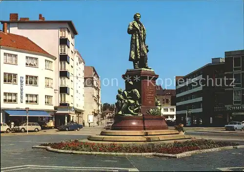 Bremerhaven Theodor Heuss Platz Denkmal Statue Kat. Bremerhaven
