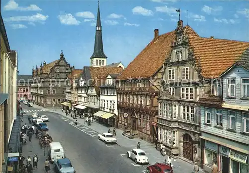 Hameln Osterstrasse mit Museum und Hochzeitshaus Kat. Hameln