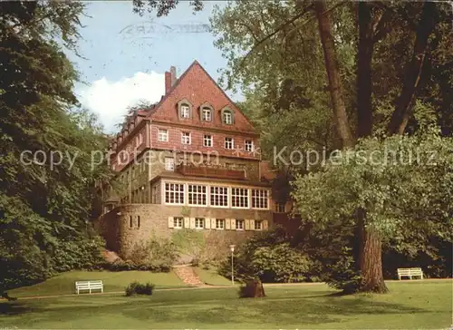 Bad Harzburg Ettershaus der Hertha von Siemens Stiftung Kat. Bad Harzburg