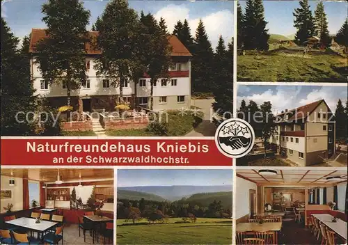 Baiersbronn Schwarzwald Naturfreundehaus Kniebis Schwarzwaldhochstrasse Kat. Baiersbronn
