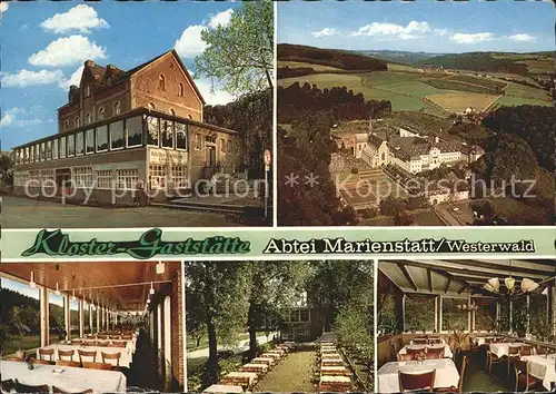 Marienstatt Westerwald Kloster Gaststaette Abtei Kat. Streithausen