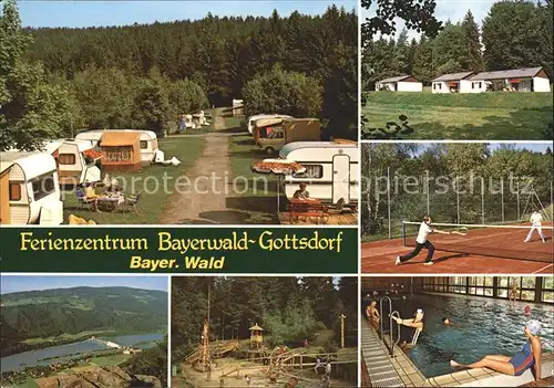 Gottsdorf Niederbayern Ferienzentrum Bayerwald Camping Tennis Hallenbad Kat. Untergriesbach