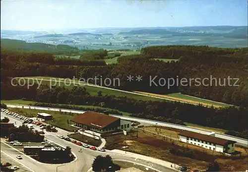 Weingartsgreuth Autobahn Rasthaus Steigerwald Nordseite Fliegeraufnahme Kat. Wachenroth