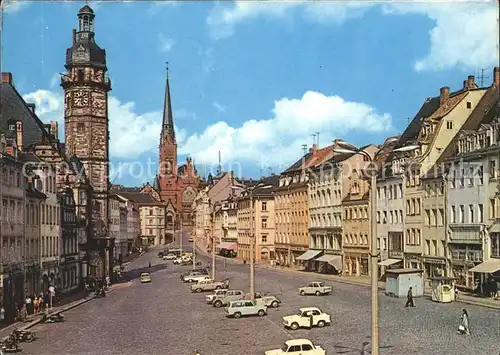 Altenburg Thueringen Markt Rathaus Bruederkirche Kat. Altenburg