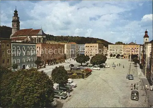 Tittmoning Salzach Stadtplatz Kat. Tittmoning