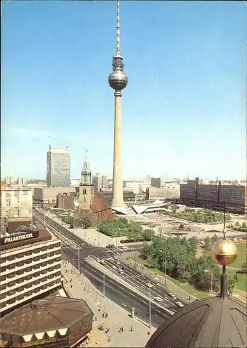 Berlin Blick vom Dom auf Alexanderplatz Kat. Berlin
