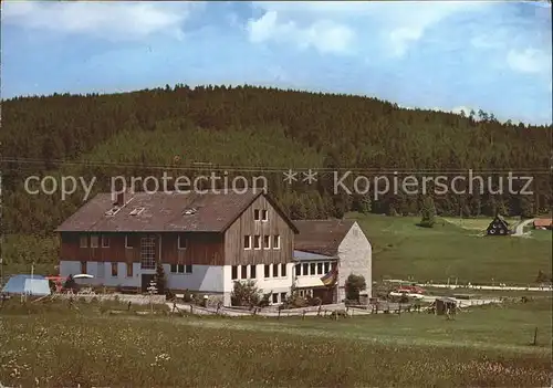 Herrenwies Jugendherberge Franz Koebele Kat. Forbach