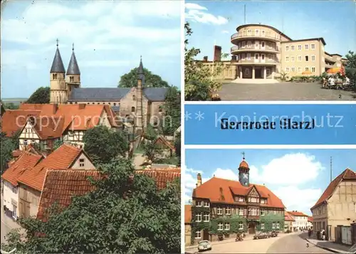 Gernrode Harz Spittelplatz Erholungsheim Fritz Heckert Kat. Gernrode Harz