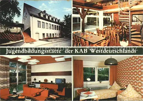 Kirchhundem Rahrbach Jugdenbildungsstaette der KAB  Kat. Kirchhundem Hochsauerland