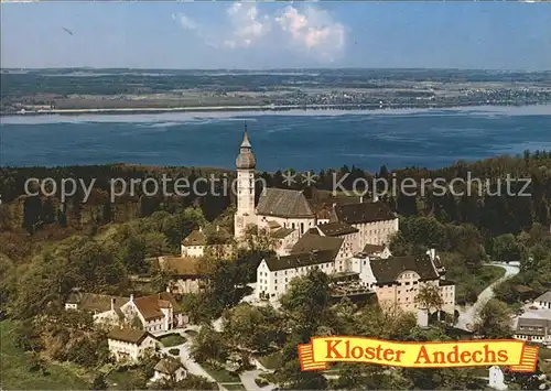 Kloster Andechs mit Ammersee Kat. Andechs