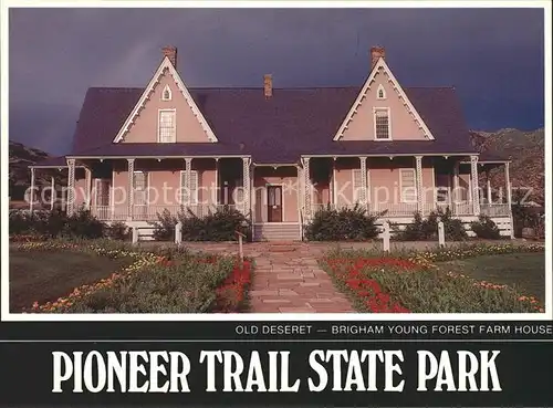 Brigham City Forest Farm House Pioneer Trail State Park Kat. Brigham City