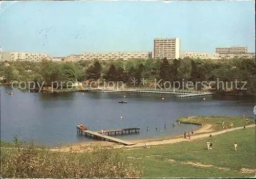 Schwerin Koenigs Wusterhausen See und Neubaugebiet Kat. Schwerin Koenigs Wusterhausen