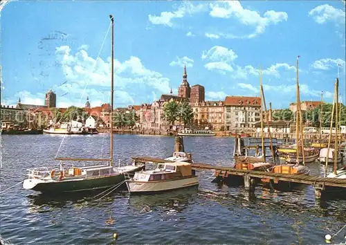 Stralsund Mecklenburg Vorpommern Hafen Kat. Stralsund