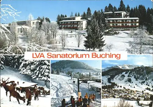 Buching LVA Sanatorium Kat. Halblech