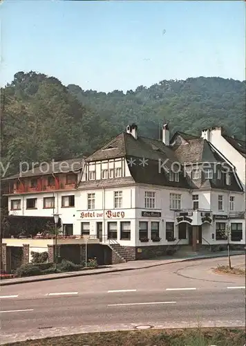 Neuwied Rhein Hotel zur Burg Altwied Kat. Neuwied