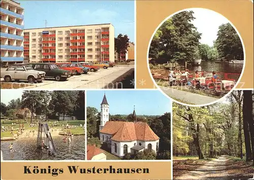 Wusterhausen Dosse GaststaetteHeinrich Heine StrasseStrandbad Kat. Wusterhausen Dosse