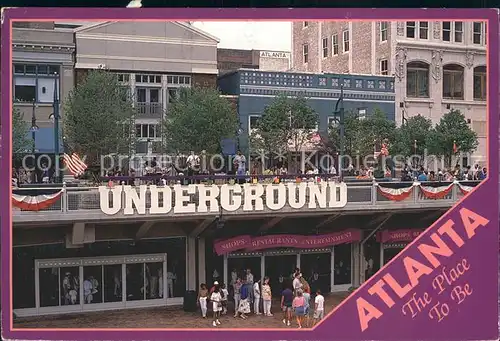 Atlanta Georgia Underground  Kat. Atlanta
