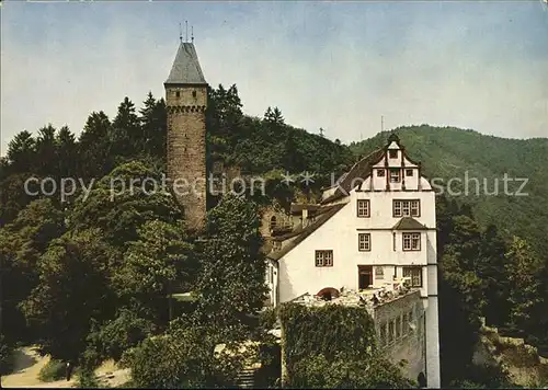 Hirschhorn Neckar Burg Hirschhorn Schloss Hotel Kat. Hirschhorn (Neckar)