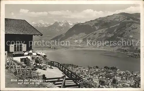 Zell See Blick von der Ebenbergalpe Steinernes Meer Alpenpanorama Kat. Zell am See