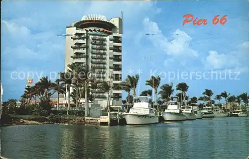 Fort Lauderdale Pier 66 Motor Hotel Pier Top Lounge Waterway Kat. Fort Lauderdale