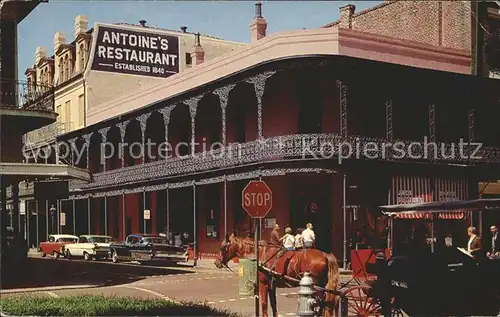 New Orleans Louisiana Antoines Restaurant Kat. New Orleans