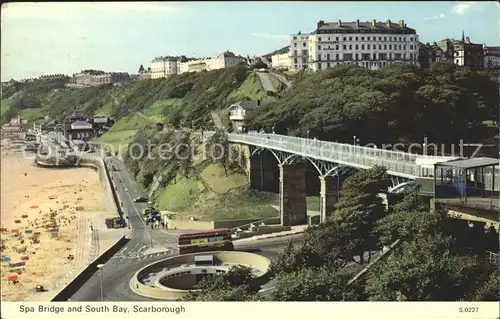 Scarborough UK Spa Bridge and South Bay / Scarborough /North Yorkshire CC