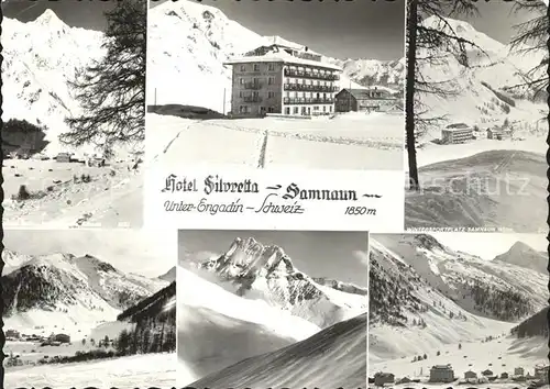 Samnaun Dorf Hotel Silvretta Wintersportplatz Unterengadin Alpenpanorama Kat. Samnaun Dorf