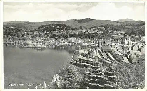Oban View from Pulpit Hill Kat. Argyll & the Islands LEC mainland