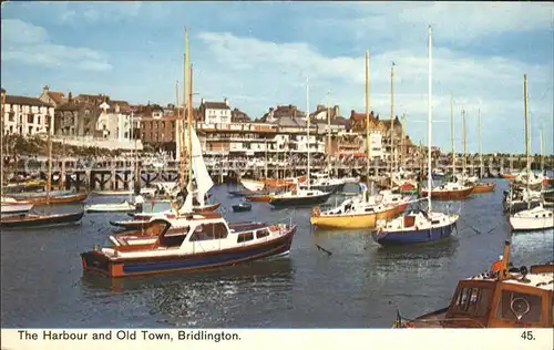 Bridlington East Riding of Yorkshire Harbour and Old Town Kat. East Riding of Yorkshire