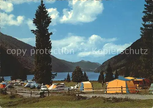 Weissensee Kaernten Camping Badesee Alpenpanorama Kat. Weissensee