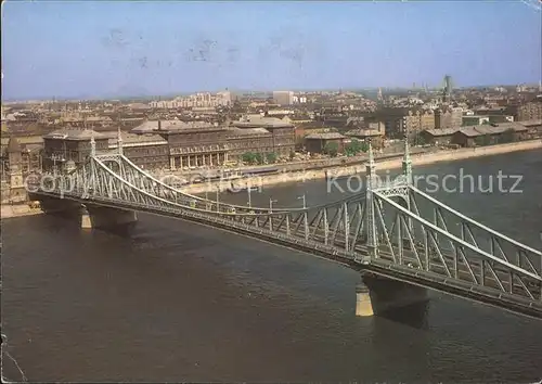 Budapest Szabadsag hid Freiheitsbruecke Donau Kat. Budapest