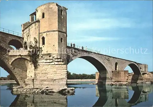 Avignon Vaucluse Pont St Benezet XV siecle Kat. Avignon