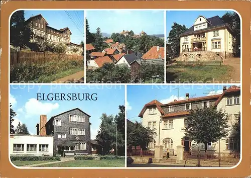 Elgersburg Reichsbahn Erholungsheim Schloss Kinderheim Ferienheim HO Gaststaette Kat. Elgersburg