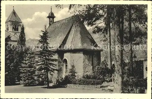 Schoenstatt Vallendar Gnadenkapelle alter Turm und Heldengraeber Kat. Vallendar