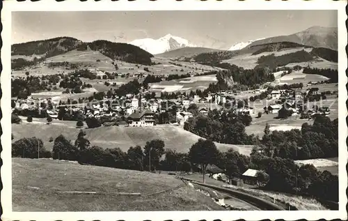 Megeve et le Mont Blanc Kat. Megeve