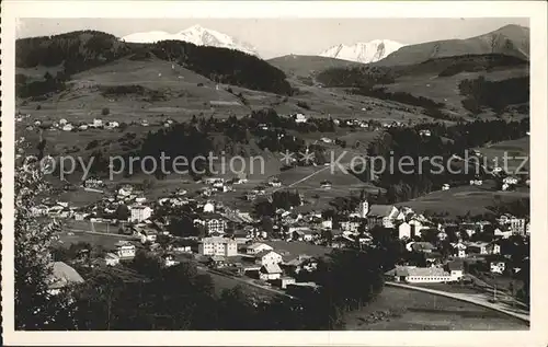 Megeve et le Mont Blanc Kat. Megeve