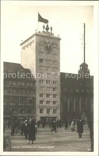 Leipzig Hochhaus am Augustusplatz Kat. Leipzig