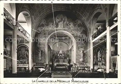 Lourdes Hautes Pyrenees La Chapelle de la Medaille Miraculeuse Kat. Lourdes